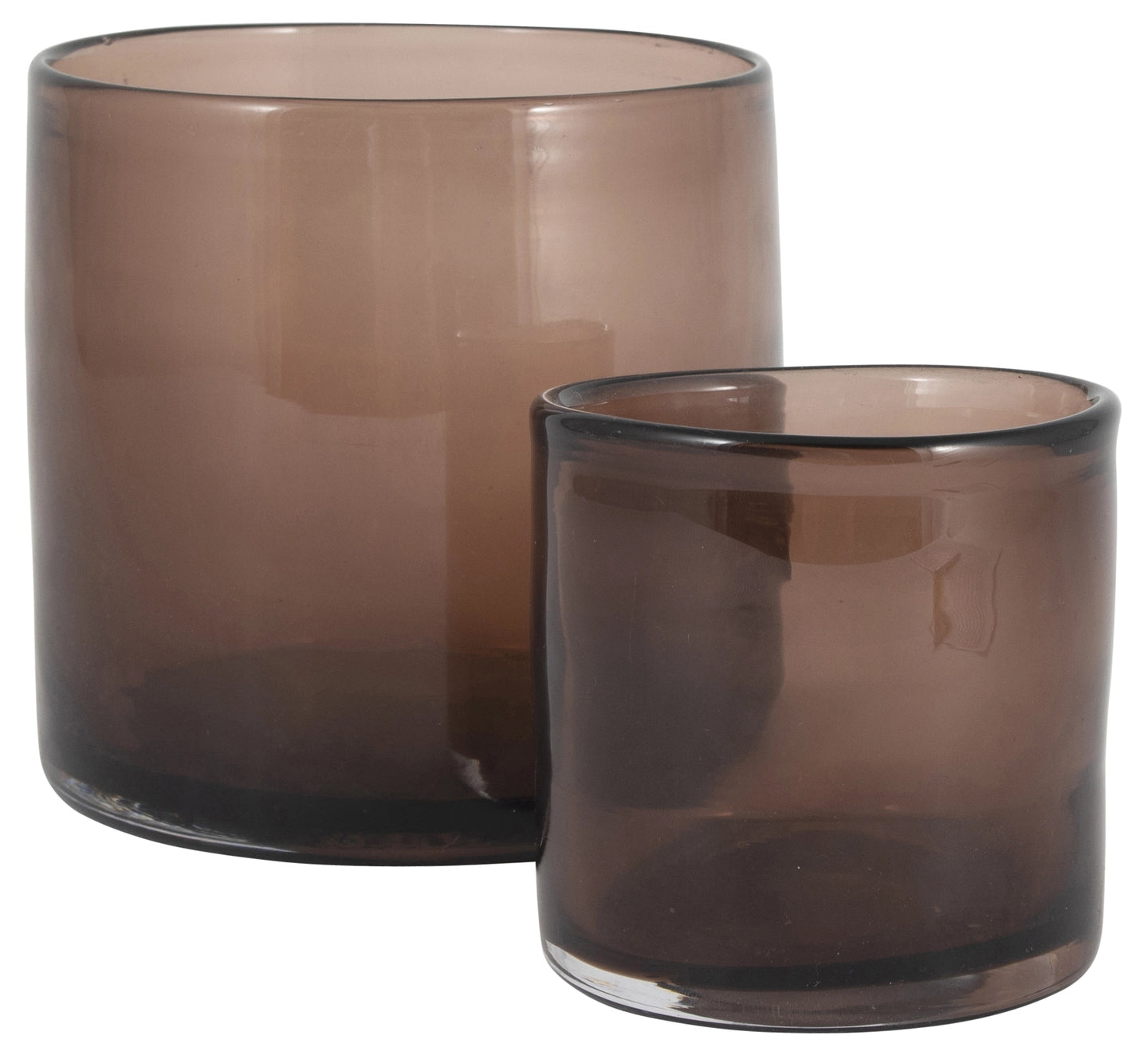 Lama telysholder glass