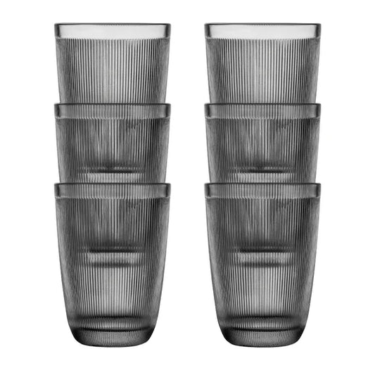 SIRI GLASS RØKGRÅ 30 CL 6 STK