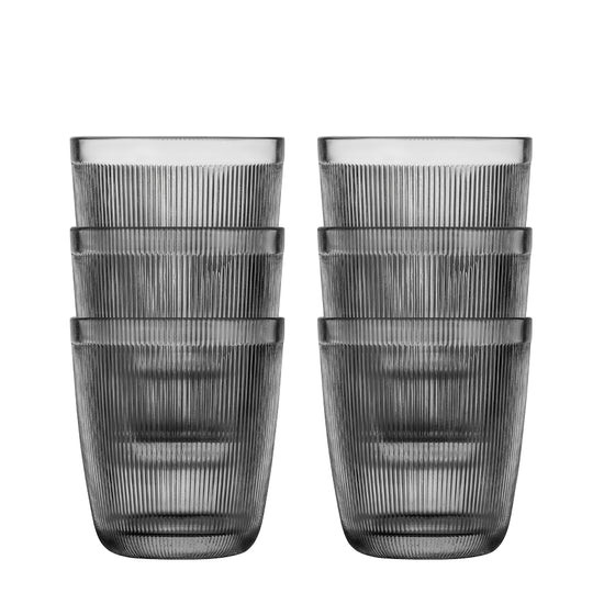 SIRI GLASS RØKGRÅ 20 CL 6 STK