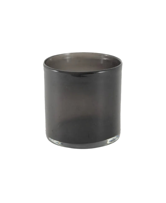 Lama telysholder sotet glass