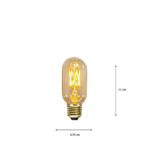Lyskilde smal Vintage Gold
