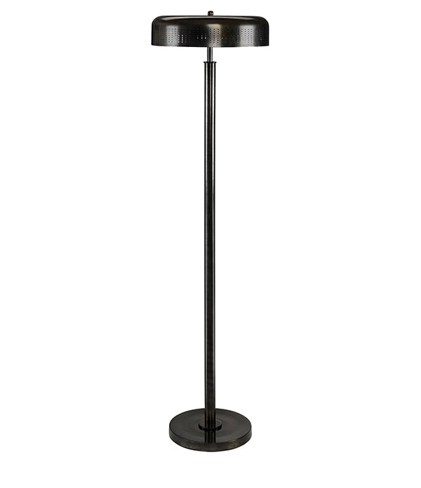 ARMANDO RUND LAMPESKJERM ANTIKK BRONSE