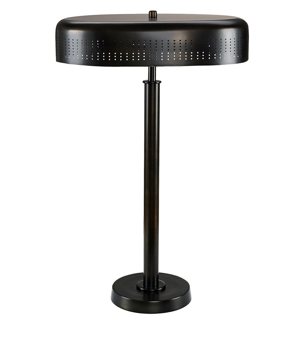 ARMANDO OVAL LAMPESKJERM ANTIKK BRONSE