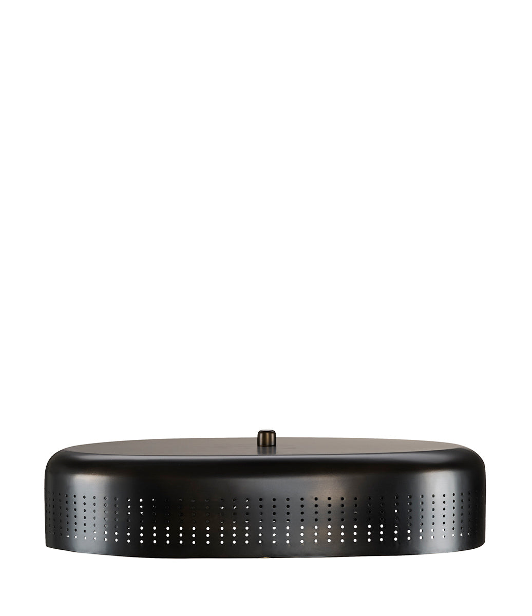 ARMANDO OVAL LAMPESKJERM ANTIKK BRONSE