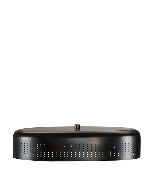 ARMANDO OVAL LAMPESKJERM ANTIKK BRONSE