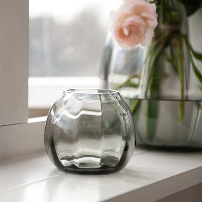 ELLA VASE RØKGRÅ 22 CM