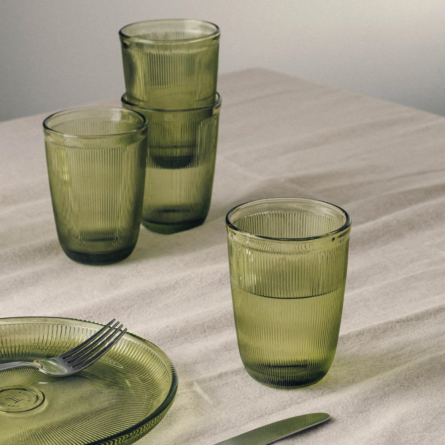 SIRI GLASS GRØNN 30 CL 4 STK