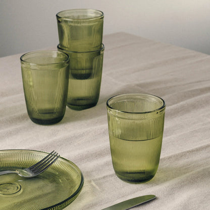 SIRI GLASS GRØNN 30 CL 4 STK