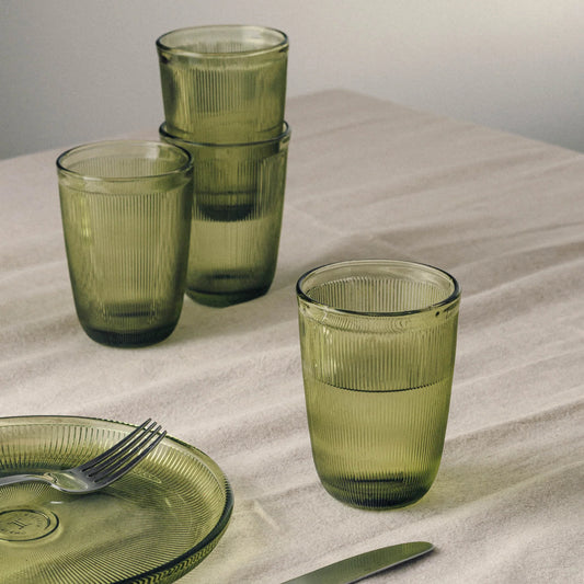 SIRI GLASS GRØNN 30 CL 4 STK