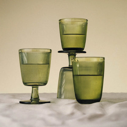 SIRI GLASS GRØNN 30 CL 4 STK