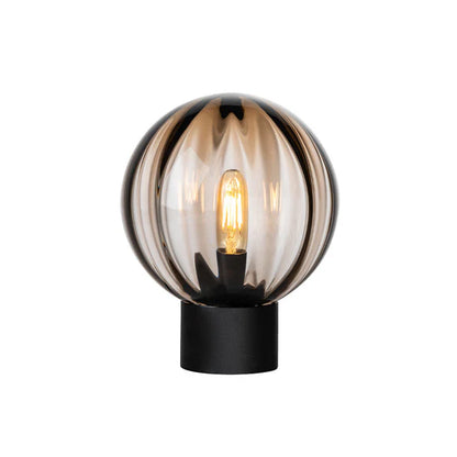 BORDLAMPE OPTIKK KAKAO M. SORT SOKKEL