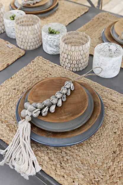 Lama Cleo dekkebrikke i jute