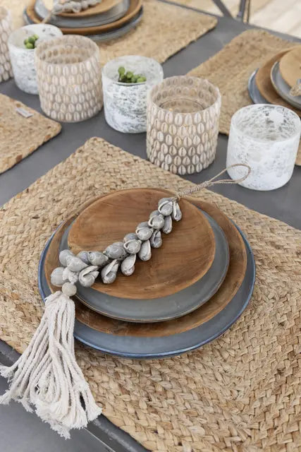 Lama Cleo dekkebrikke i jute