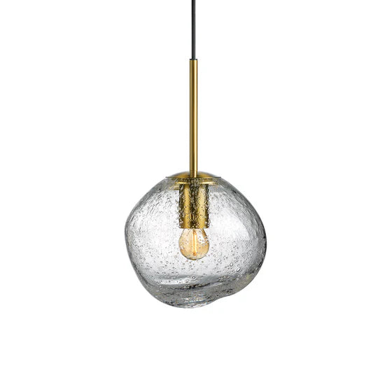 CRYSTAL STONE PENDELLAMPE KLAR SODA
