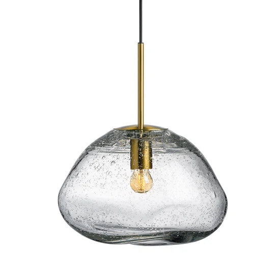 CRYSTAL STONE PENDELLAMPE KLAR SODA