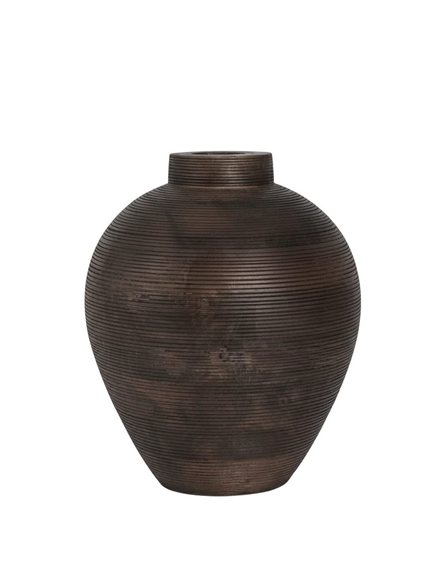 Halvor Bakke Lesotho krukke mangotre Brun rund m/riller