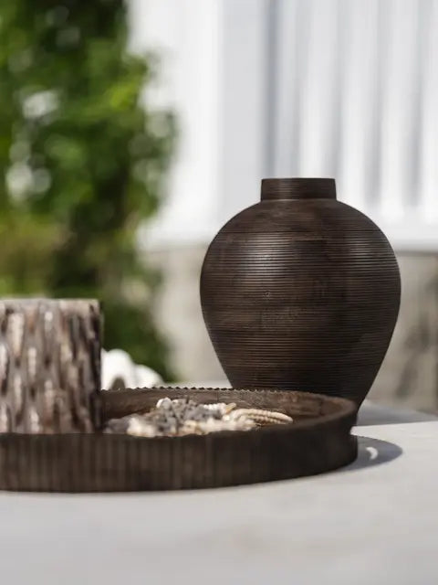 Halvor Bakke Lesotho krukke mangotre Brun rund m/riller