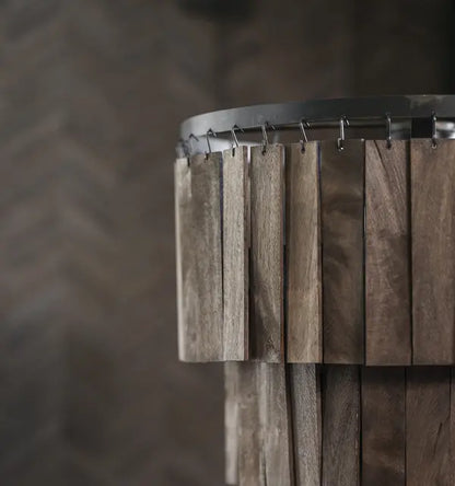 Halvor Bakke Cape Town taklampe Ø60 Brun trepanel