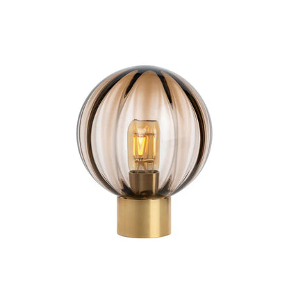 BORDLAMPE OPTIKK KAKAO M. MESSING SOKKEL