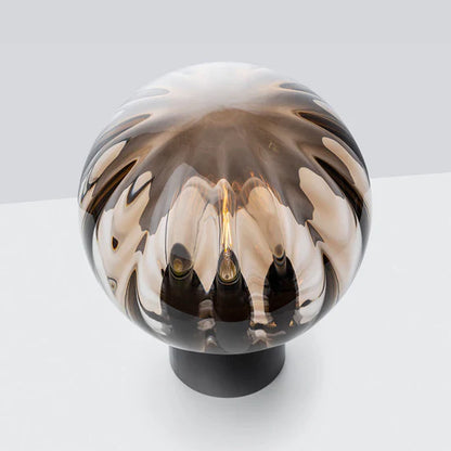 BORDLAMPE OPTIKK KAKAO M. SORT SOKKEL